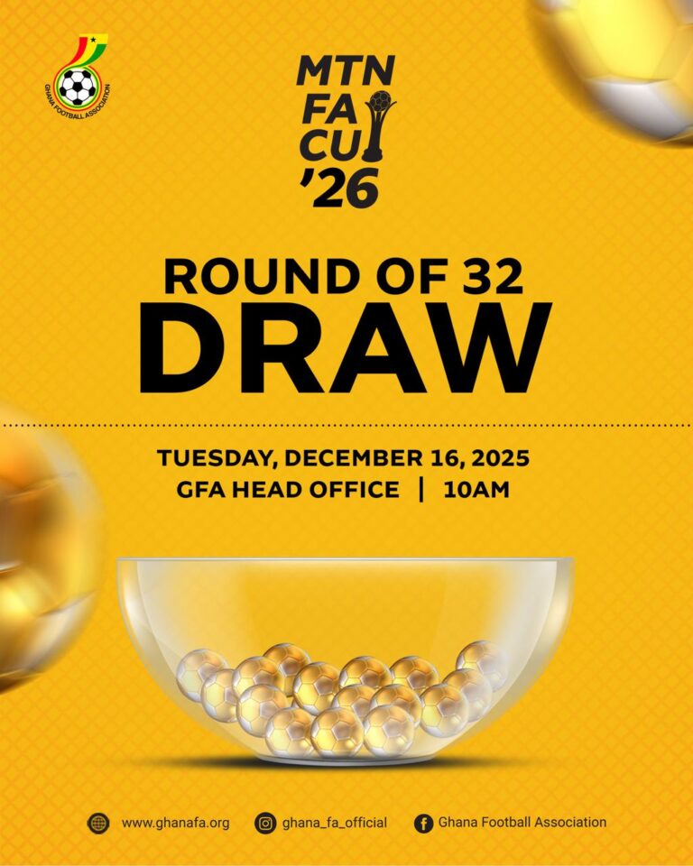 MTN FA Cup Round of 32 draw takes place Tuesday
