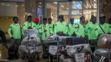 Black Galaxies arrive in South Africa for Bafana Bafana friendly