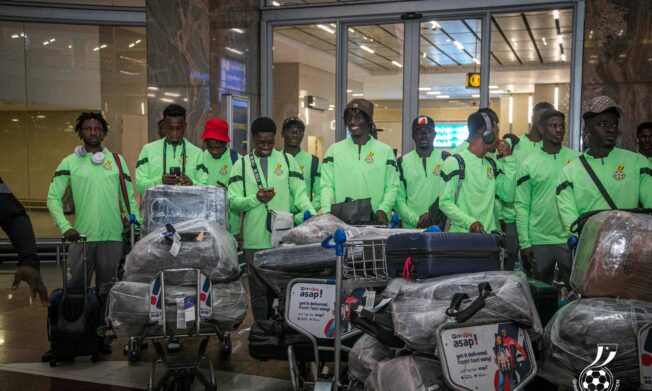 Black Galaxies arrive in South Africa for Bafana Bafana friendly