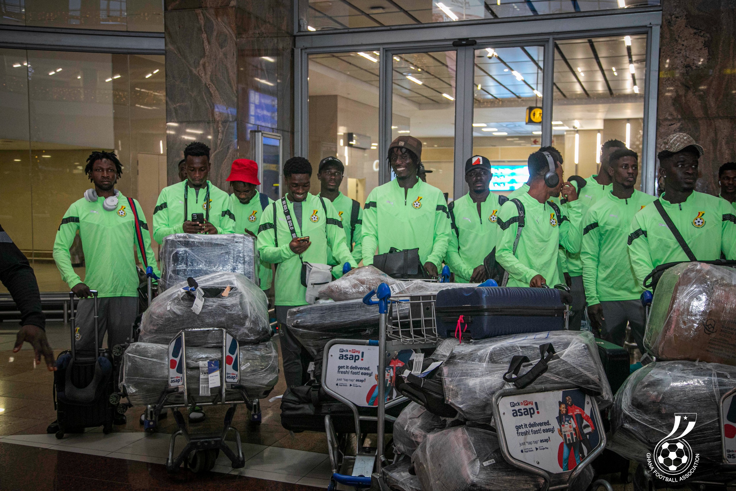 Black Galaxies arrive in South Africa for Bafana Bafana friendly