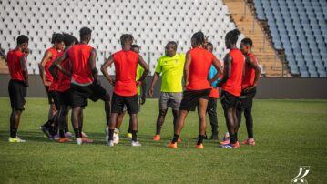Black Galaxies hold final training session at Dobsonville Stadium ahead of Bafana Bafana friendly