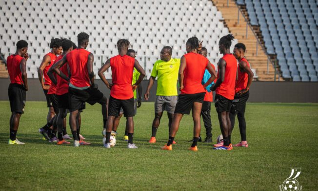 Black Galaxies hold final training session at Dobsonville Stadium ahead of Bafana Bafana friendly