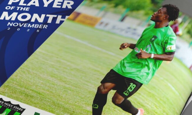 Prince Tweneboah crowned NASCO player of the month for November