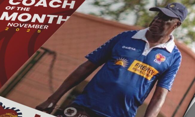 Bashir Hayford clinches November NASCO coach of the month award