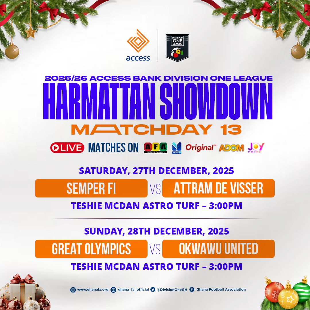 Access Bank Division One League: Two matches to air live on Matchday 13