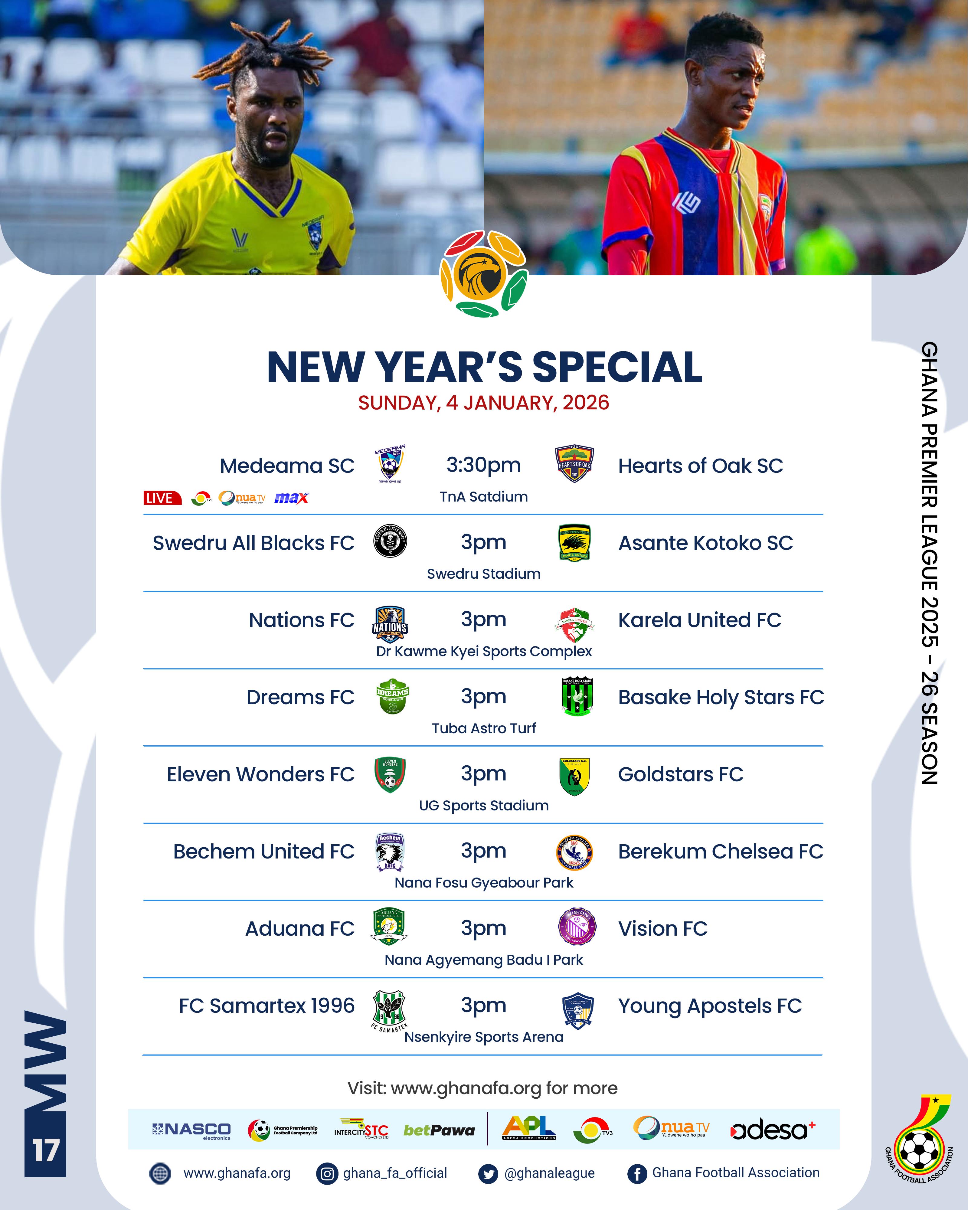 Premier League Matchday 17 Preview