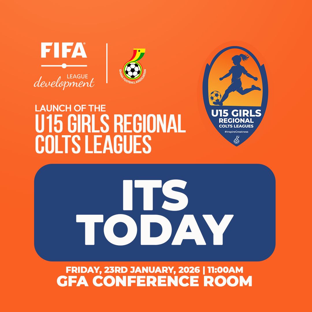 GFA to launch FIFA-backed U15 Girls Regional Colts Leagues today