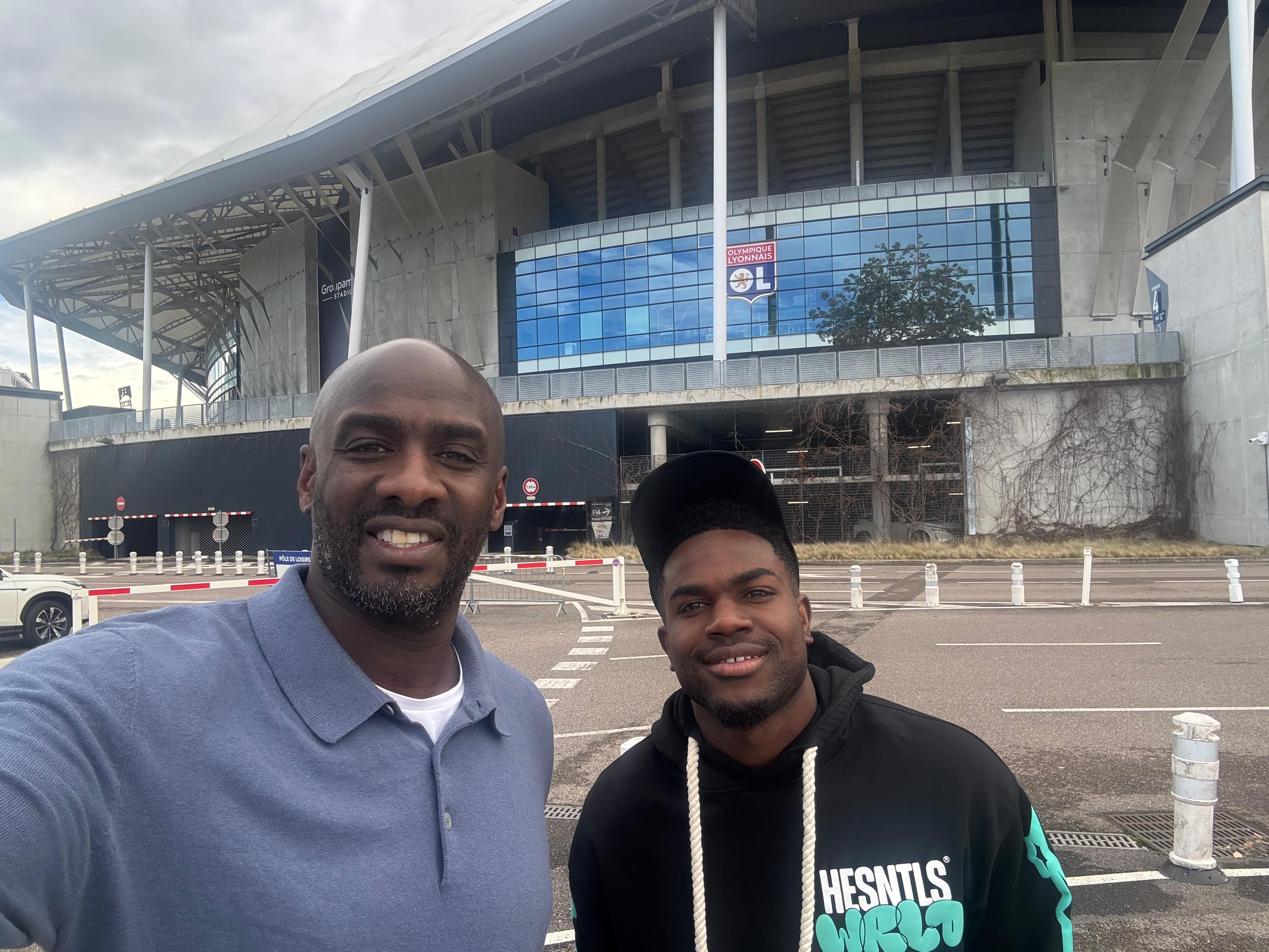 Otto Addo meets Ernest Nuamah in Lyon, winger on course for full recovery