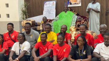 Overlord of Gonja Kingdom Yagbonwura Honours U15 National Teams
