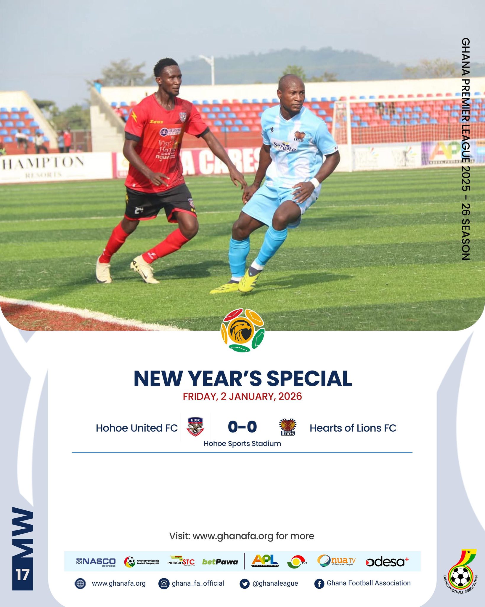 Premier League: Safianu Usman’s missed penalty denies Hohoe United victory in Volta derby stalemate