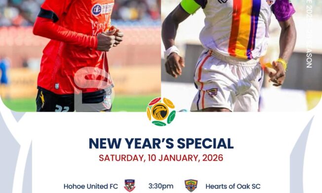 Premier League: Hohoe United aim to halt slide as Hearts of Oak chase revival in Volta clash on Saturday