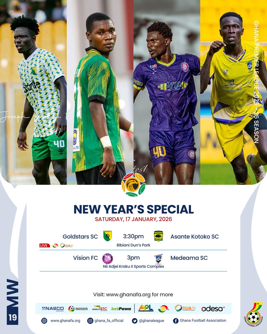 Premier League: Gold Stars face Kotoko test as Vision FC seek to halt Medeama’s march