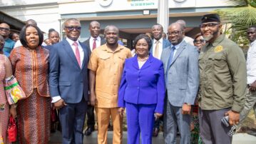 President Simeon-Okraku joins Sports Minister as Vice-President Jane Naana Opoku-Agyemang pays working visit to Sports Ministry