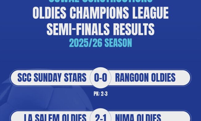 Semi-final line-up set as RENFAG Oldies Champions League heats up