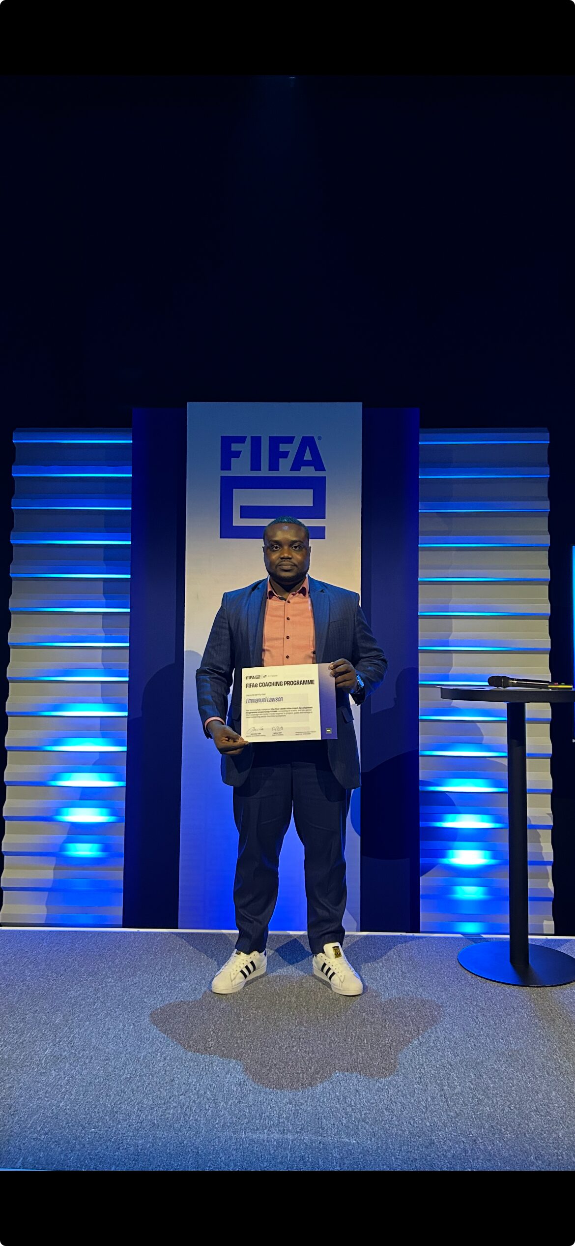 Emmanuel Lawson makes history as Ghana’s first FIFAe Licensed Referee Coach