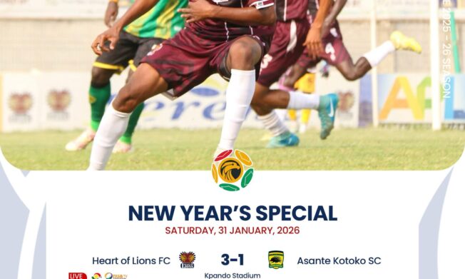 Premier League: Kotoko stumble in Kpando as Lions roar; Vision snatch late point to deny Dreams