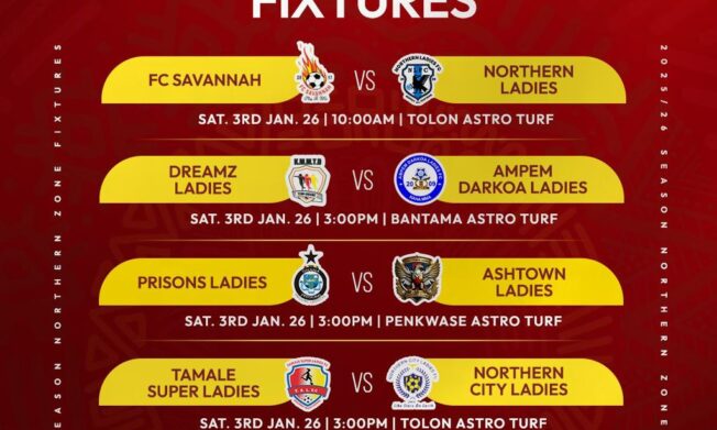 Tamale Super Ladies, Northern City Ladies set for thrilling local derby, Dreamz Ladies clash with Ampem Darkoa Ladies – Northern Zone Preview