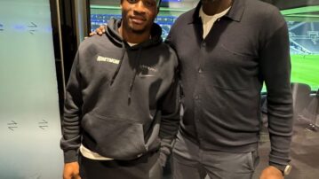 Otto Addo visits Mohammed Kudus, watches Tottenham vs Sunderland at Tottenham Hotspur Stadium