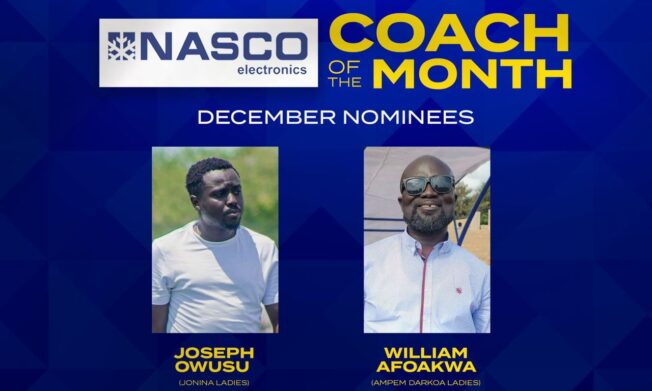 Osei Owusu and William Afoakwa nominated for December MGWPL Coach of the Month award