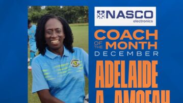 Adelaide Amofah bags NASCO Division One League Coach of the month award