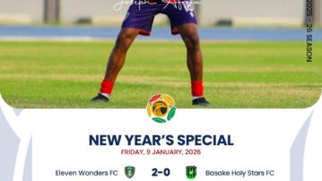 Premier League: Rauf Munah double sparks revival as Eleven Wonders down Basake Holy Stars