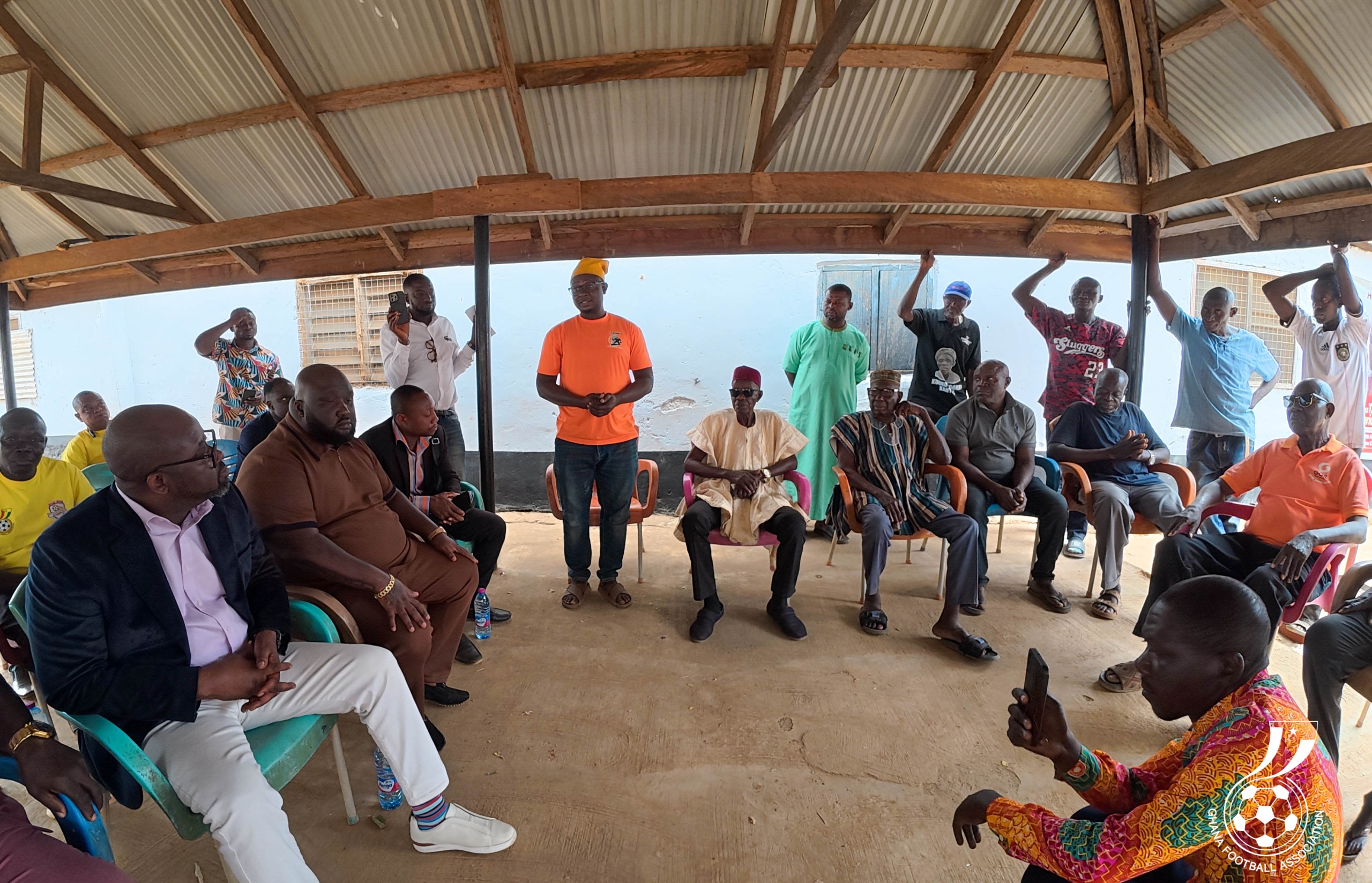 Kurt Edwin Simeon-Okraku pays courtesy call on Tumu traditional leaders, appeals for prayers and support for Ghana Football