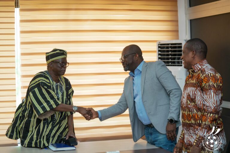 President Simeon-Okraku calls on Upper East Regional Minister to deepen collaboration for football development