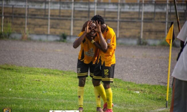 FC AshantiGold reclaim top spot with victory over New Edubiase as Skyy FC hold Ebusua Dwarfs in Zone Two