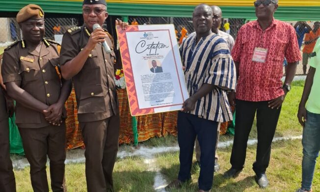 Ankaful Maximum Prison honors Central Regional Football Chairman Robert Duncan