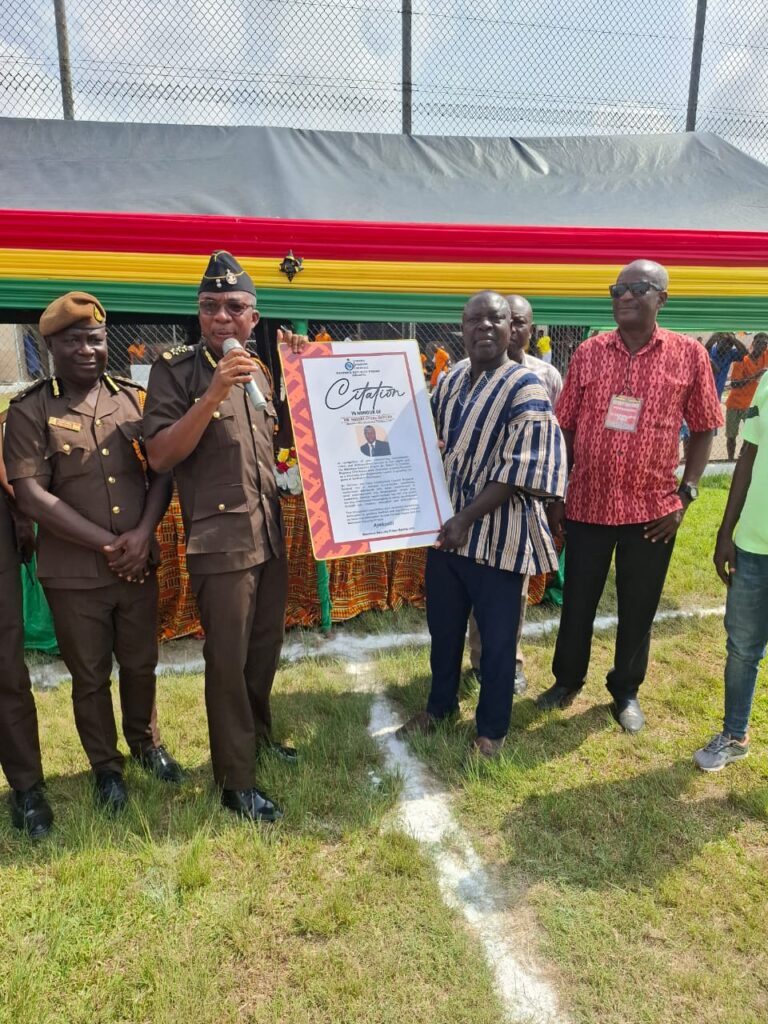 Ankaful Maximum Prison honors Central Regional Football Chairman Robert Duncan