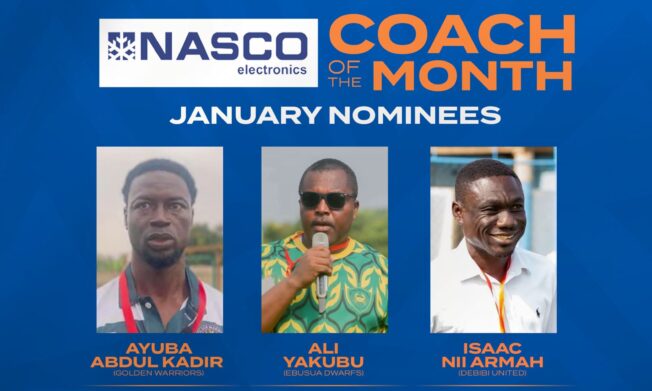 Lartey, Eshun, and Jonas shortlisted for NASCO January player of the month