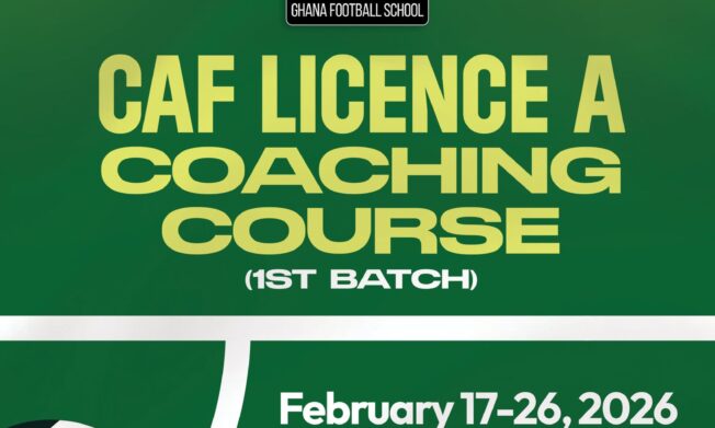 Ghana Football School to host 1st batch of CAF Licence A Coaching Course in Prampram
