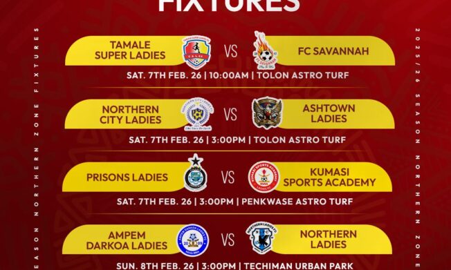 Ampem Darkoa Ladies  aim to maintain top spot against Northern Ladies - Northern Zone Preview