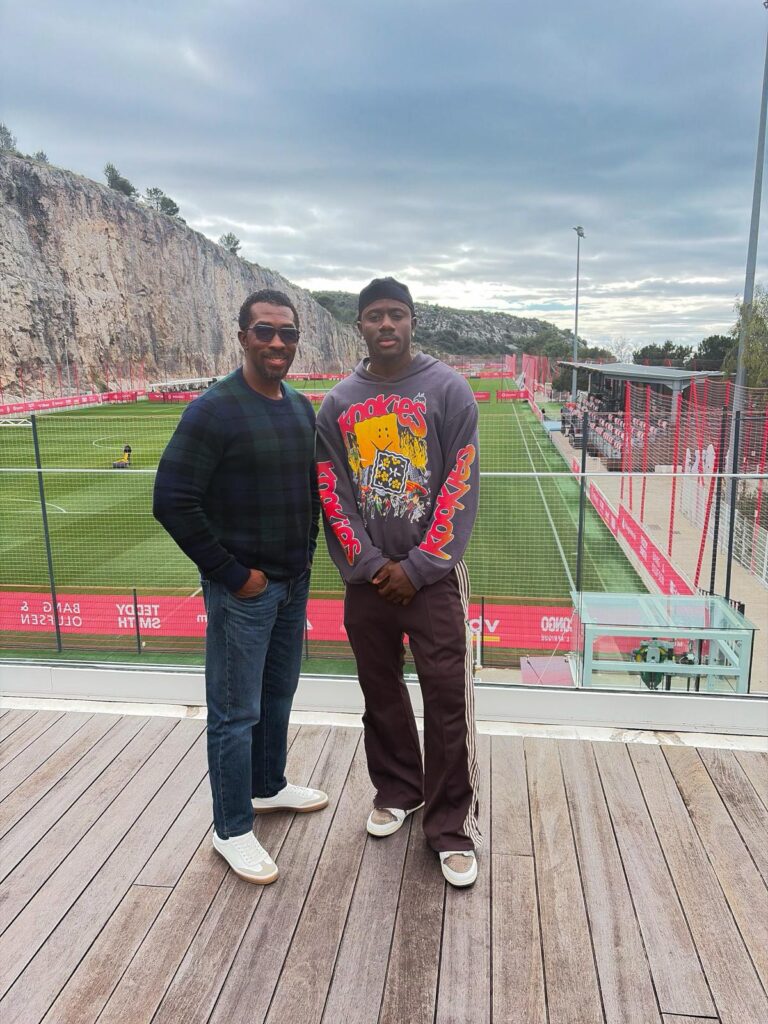 Black Stars Doctor Prince Pambo visits injured Mohammed Salisu in Monaco