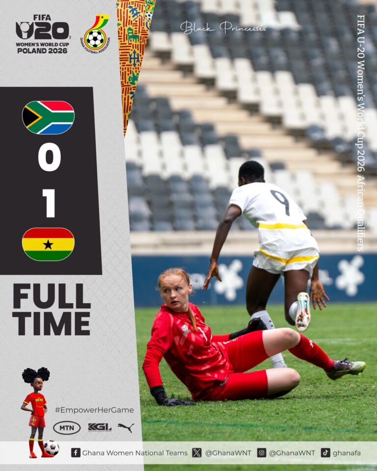 Ghana edges South Africa to book spot in U20 World Cup final round of Qualifiers