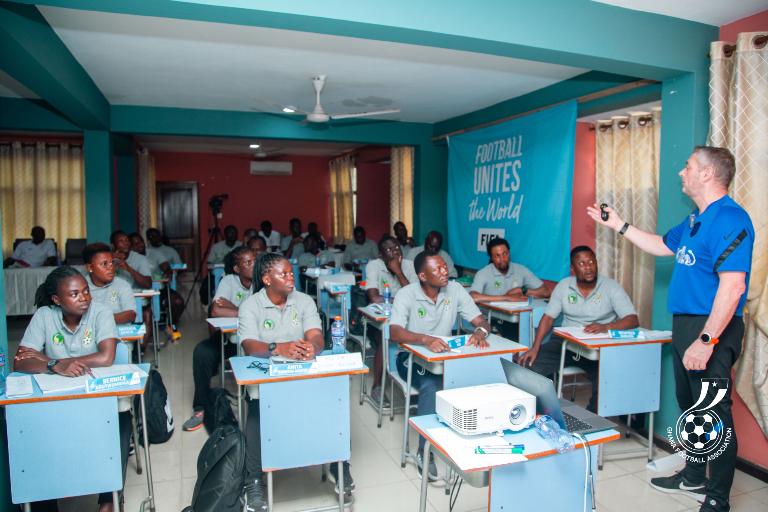 CAF Licence A Coaching Course kicks off at Prampram