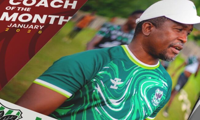Christopher Ennin wins NASCO January coach of the month
