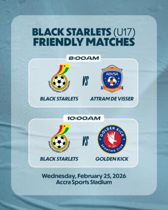 https://www.ghanafa.org/black-starlets-set-for-double-header-friendlies-at-accra-sports-stadium-on-wednesday