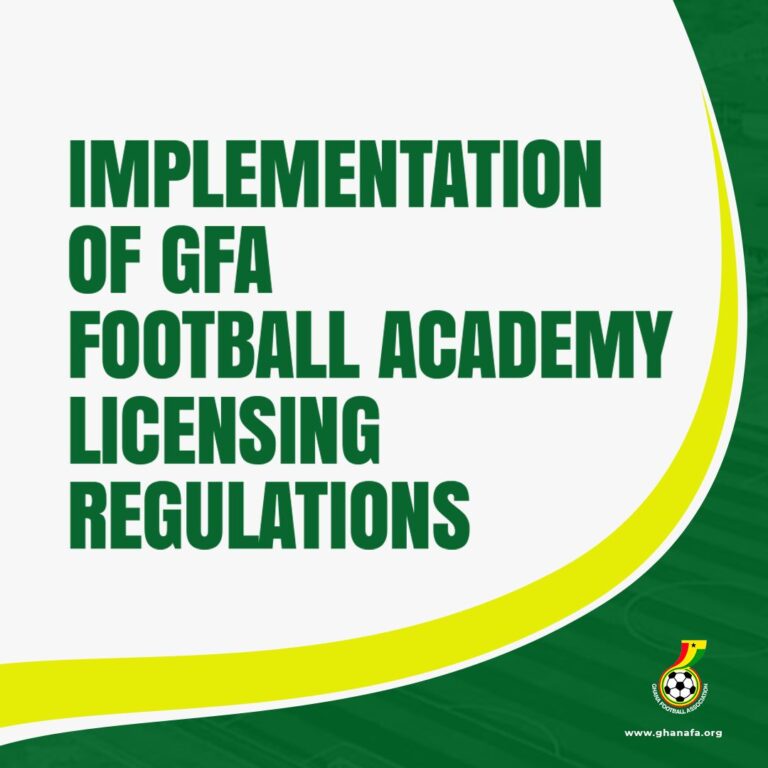 GFA opens process for Licensing Football Academies today