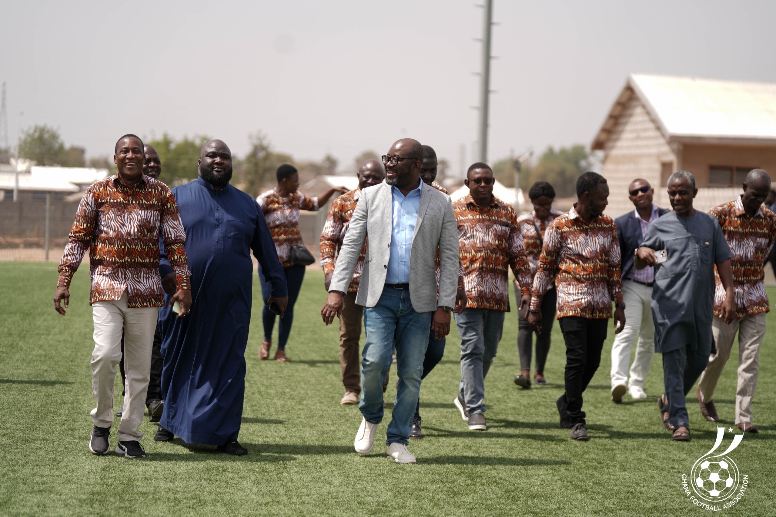 President inspects Kurt E.S. Okraku technical centre, eyes expansion to boost Upper East football