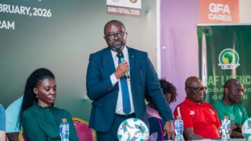 President Simeon-Okraku fires warning shot at coaches: 'standards must rise” as CAF Licence A course kicks off in Prampram