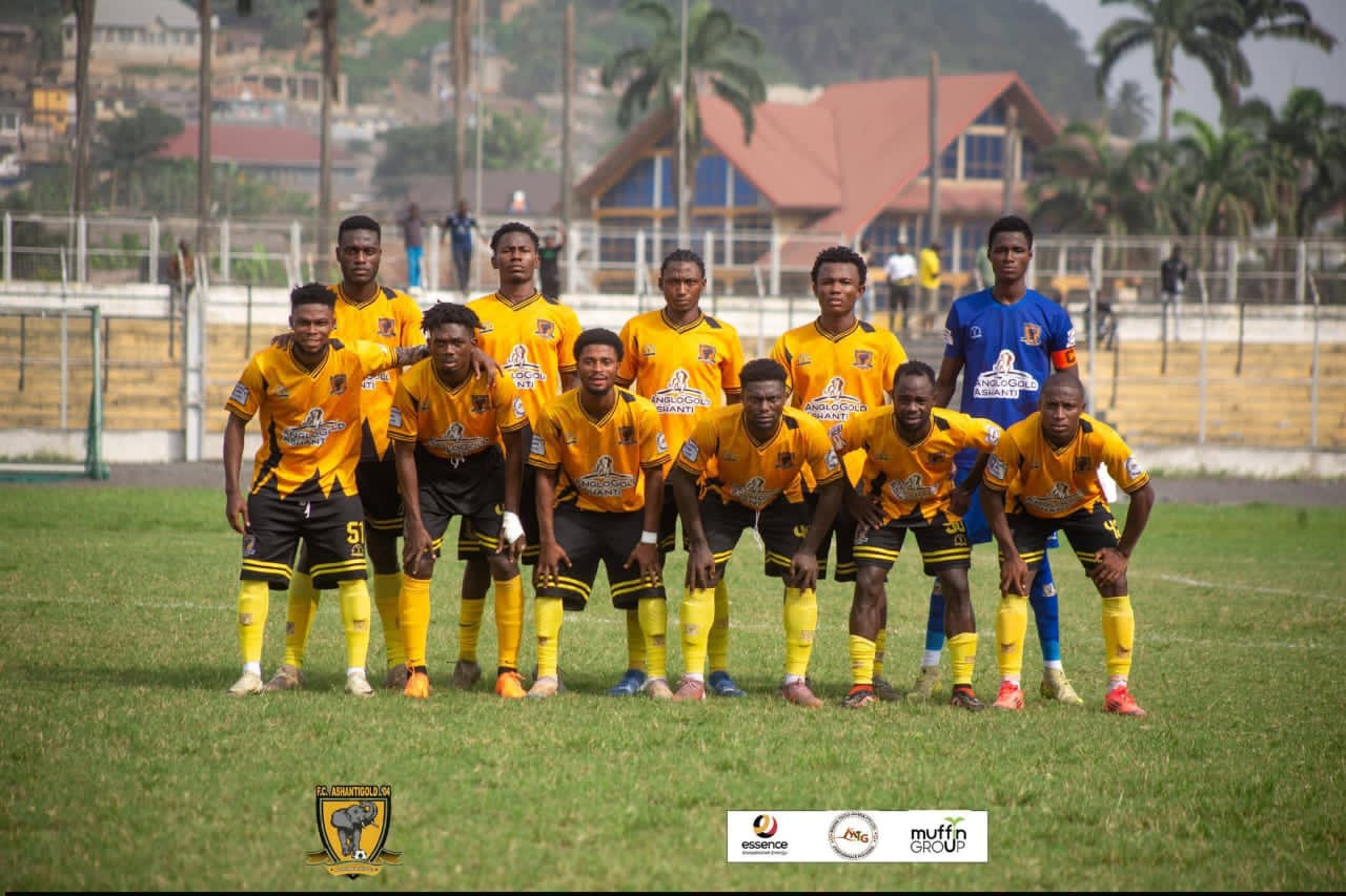 FC AshantiGold ’04 thrash Sefwi All Stars to maintain top spot in Zone Two