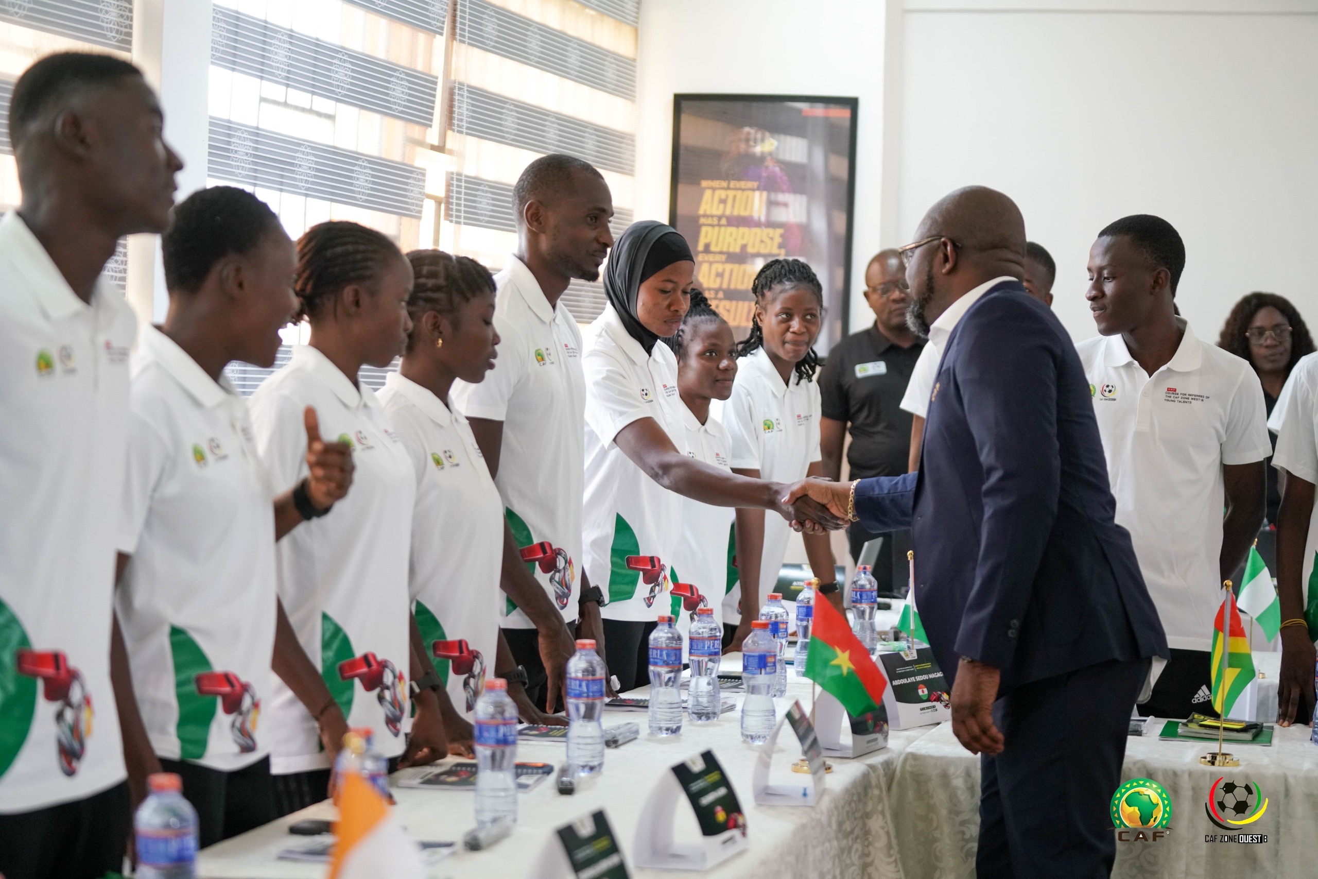 President Kurt Edwin Simeon-Okraku opens WAFU B Young Referees workshop in Ghana