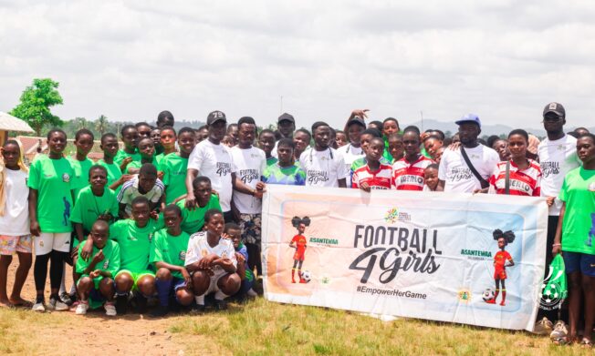 GFA promotes Girls’ empowerment through grassroots football and education in Ayensuano