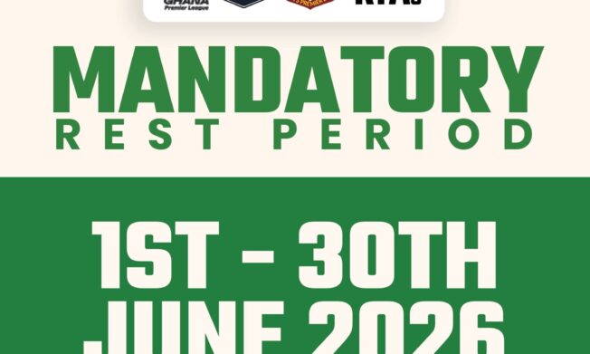 GFA sets mandatory rest period for Clubs