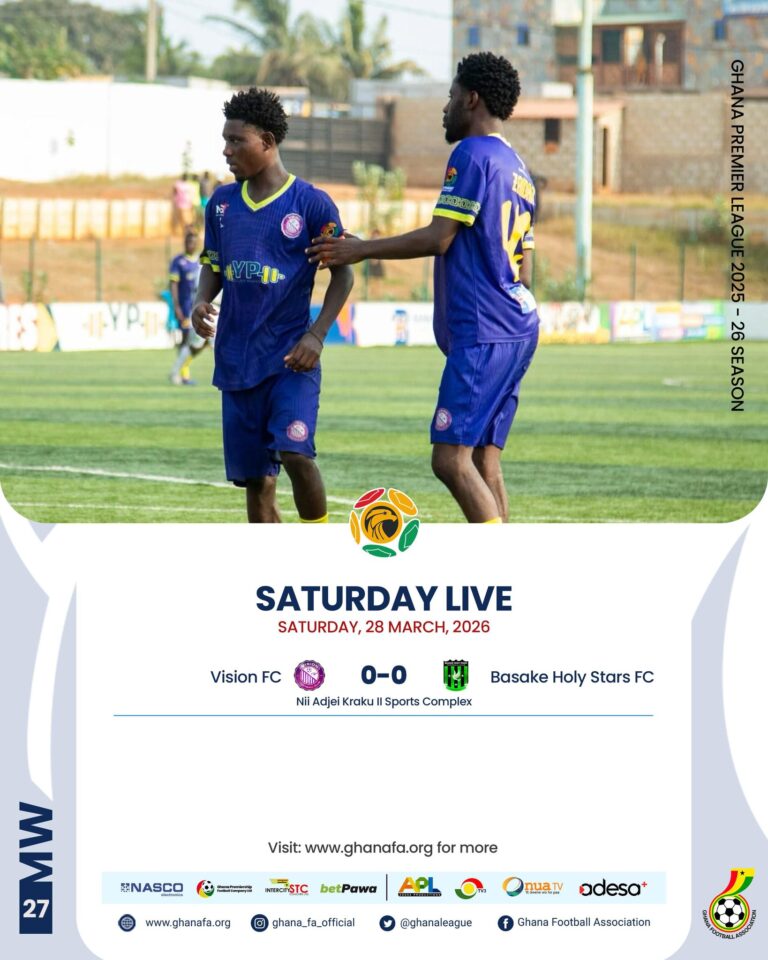 Premier League: Vision FC held by resolute Basake Holy Stars