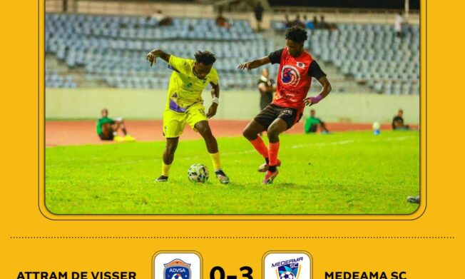 Kelvin Nkrumah’s extra-time hat-trick fires Medeama into MTN FA Cup semi-finals