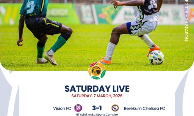 Premier League: Vision FC extend decent run with convincing win as Samartex held by Dreams