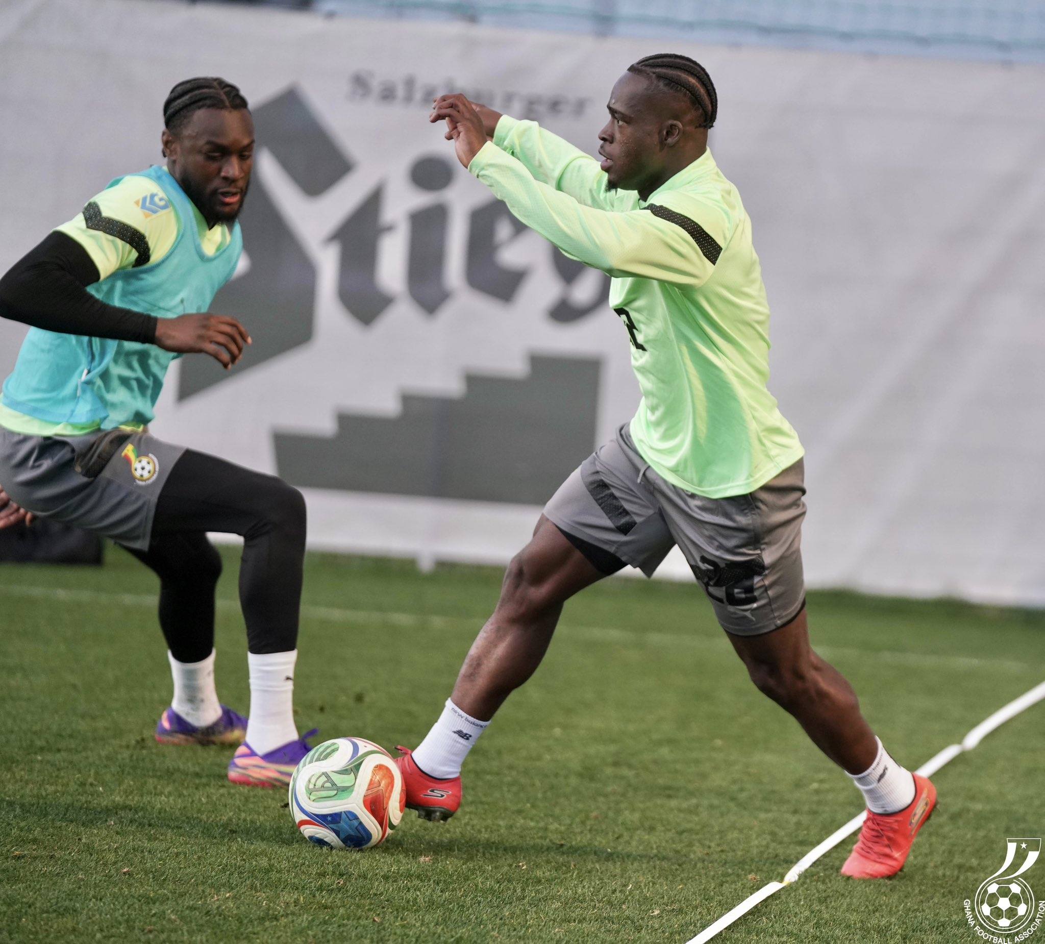 PHOTOS: Black Stars begin Austria friendly Preparation with 21 players training in Vienna