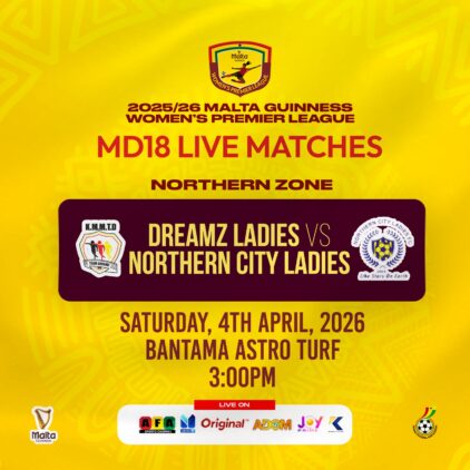 https://www.ghanafa.org/malta-guinness-womens-premier-league-dreamz-ladies-vs-northern-city-ladies-live-on-tv